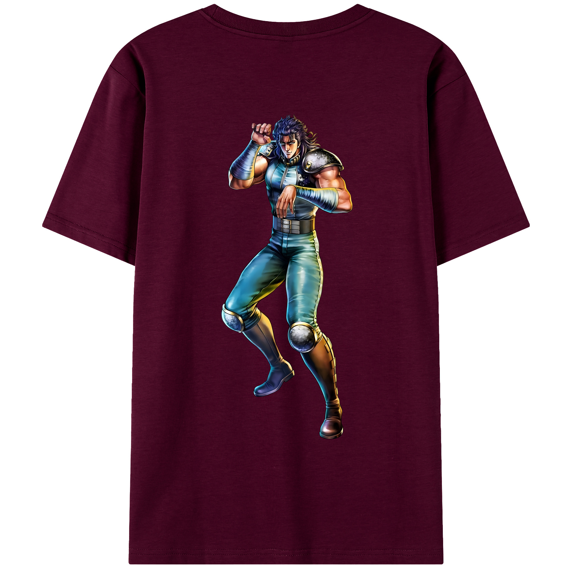 （画像用） 北斗の拳 Fist of the North Star レディース半袖Tシャツ(バックプリント)